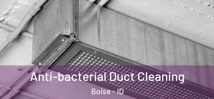 Anti-bacterial Duct Cleaning Boise - ID